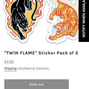 Badwood stickers brand new